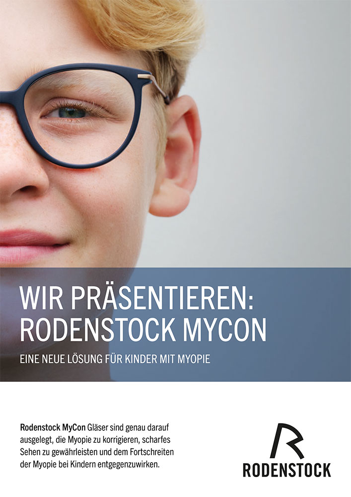 Rodenstock Mycon - Eine neue Lösung für Kinder mit Myopie